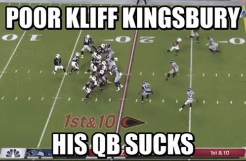 A Football Game Is Being Played Between Kingsbury And Poor Kliff GIF