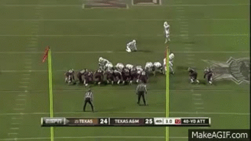 a football game is being played between texas a & m and texas a & m