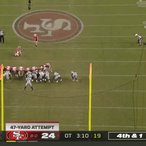 a football game is being played in a stadium with a scoreboard that says 02