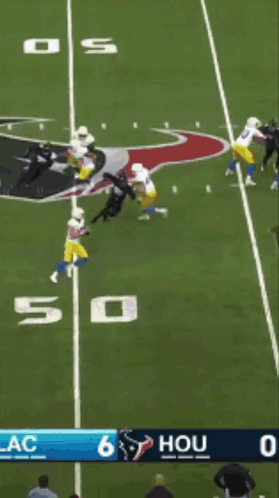 A Football Game Is Being Played With The Score Being 0 To 2 GIF