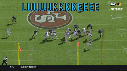 A Football Game Is Being Shown On The Fox Nfl Network GIF