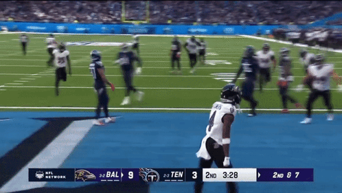 A Football Game Is Being Shown On The Nfl Network GIF