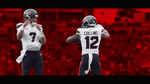 A Football Player Named Collins Is Running With The Ball GIF