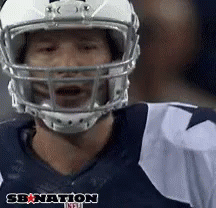 A Football Player Wearing A Helmet And A Jersey That Says Sbnation On It GIF