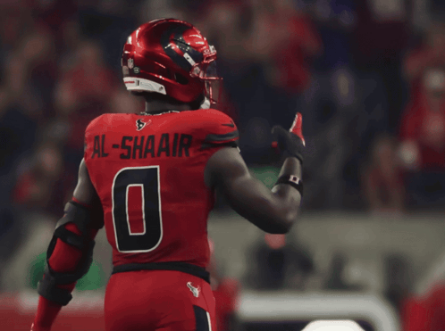 A Football Player With The Name Al-Shaair On The Back Of His Uniform GIF