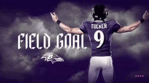 a football player with the name tucker on his back
