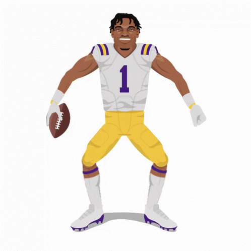A Football Player With The Number 1 On His Jersey GIF