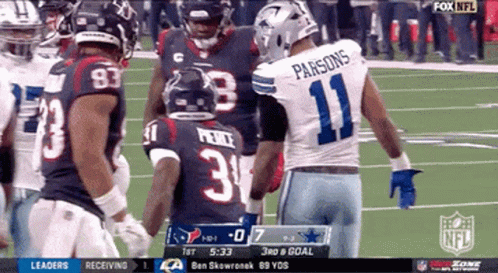 A Football Player With The Number 11 On His Back GIF