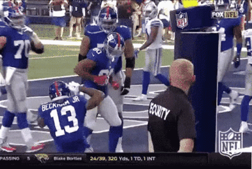 A Football Player With The Number 13 On Their Jersey GIF