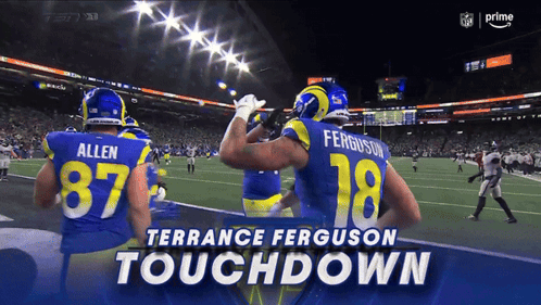 A Football Player With The Number 18 On Their Back GIF
