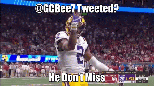 A Football Player With The Number 2 On His Jersey Stands On The Field GIF