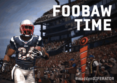 A Football Player With The Number 24 On His Jersey Is Running With A Ball GIF