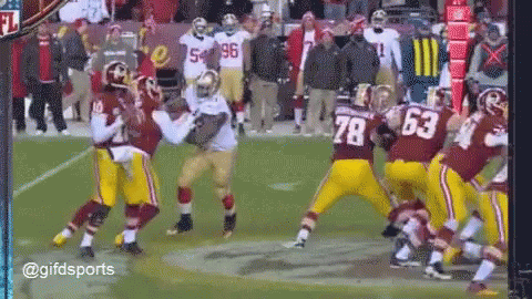 A Football Player With The Number 28 On His Jersey GIF