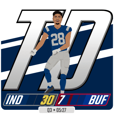 A Football Player With The Number 28 On His Uniform GIF