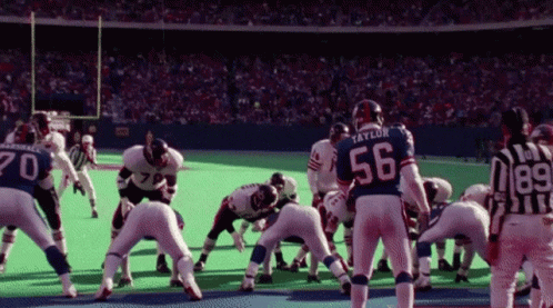 A Football Player With The Number 56 On Their Jersey GIF