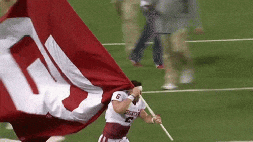 A Football Player With The Number 6 On His Shirt GIF