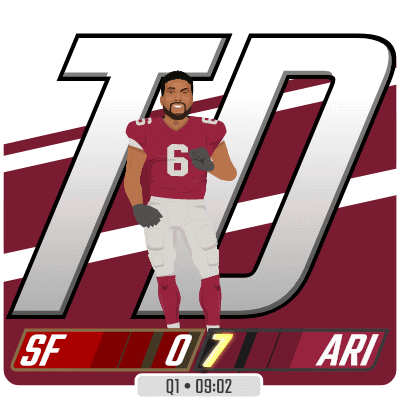 A Football Player With The Number 6 On Their Jersey GIF