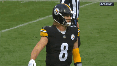 A Football Player With The Number 8 On His Jersey Giving A Thumbs Up GIF