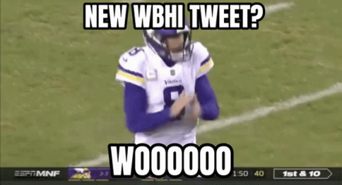 A Football Player With The Number 8 On His Jersey Is Standing On The Field GIF