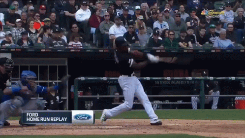 A Ford Home Run Replay Is Shown On A Baseball Game GIF
