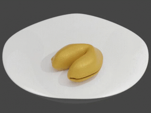 A Fortune Cookie Says " Are You Alive " On A Piece Of Paper GIF