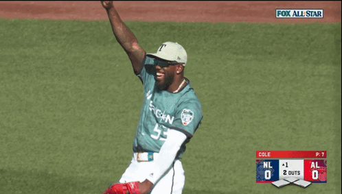 a fox all star broadcast of a baseball game with cole