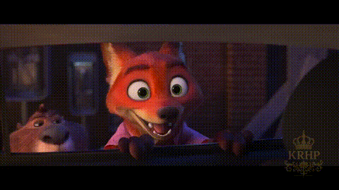 A Fox And A Sloth Are Sitting In A Car And Looking Out The Window . GIF