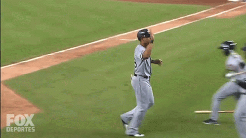 A Fox Deportes Advertisement Shows A Baseball Game Being Played GIF