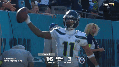 a fox nfl advertisement shows a football player throwing a ball in the air