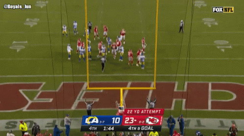 a fox nfl broadcast of a football game