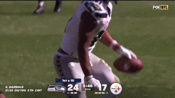 a fox nfl broadcast of a football game