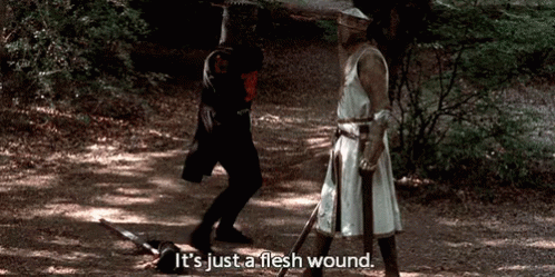 A Fresh Wound Monty Python Run Away GIF