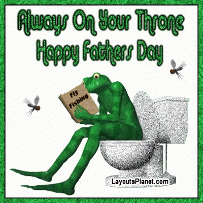 A Frog Is Reading A Book While Sitting On A Toilet . GIF