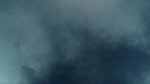 A Frog Is Standing In The Dark With A Man Standing Behind It GIF
