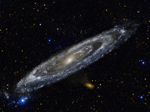 Galaxy In Starry Sky GIF