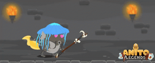 A Game Called Anito Legends Is Being Played On A Computer Screen GIF