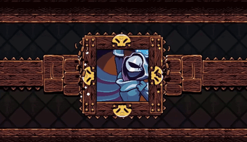 A Game Called Prism Knight Has A Picture Of A Knight In A Frame GIF
