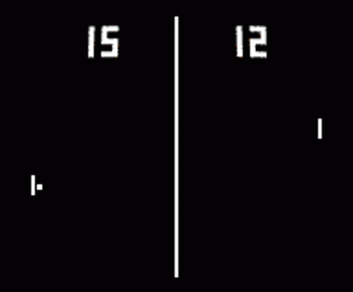 A Game Of Ping Pong With The Numbers 15 And 12 GIF
