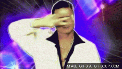 A Gif Of A Man Covering His Eyes With His Hand And The Words Make Gifs At Gifsoup.com GIF