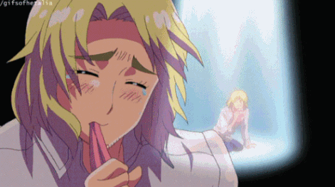A Gif Of A Man Crying With The Words " Gifsofhertalia " On The Bottom GIF