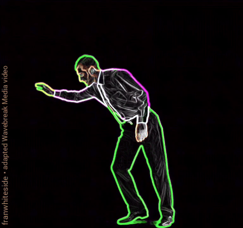 a gif of a man doing a handstand with the word tgif below it
