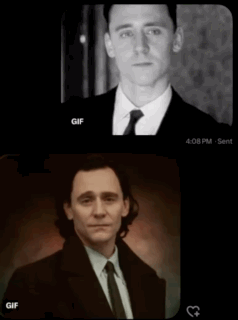 A Gif Of A Man In A Suit And Tie Is Being Sent At 4:08 Pm GIF