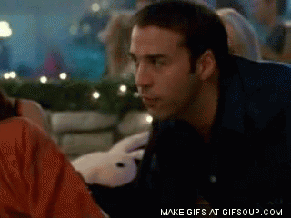 A Gif Of A Man Talking To A Woman With The Words Make Gifs At Gifsoup.com Below GIF