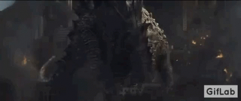 A Gif Of A Monster With A Giflab Logo In The Corner GIF