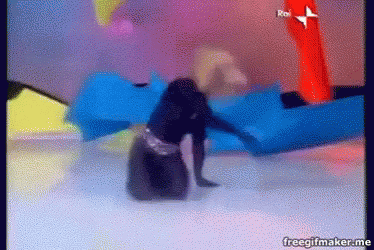 a gif of a person dancing with the words freegifmaker.me below them