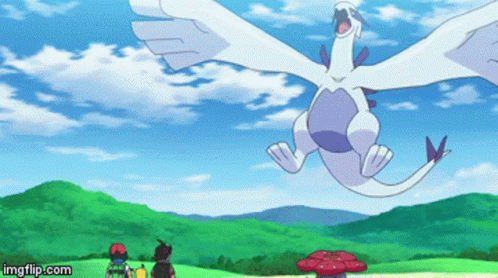 A Gif Of A Pokemon Flying Through The Air With Imgflip.com Written Below It GIF