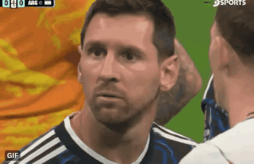 A Gif Of A Soccer Player Is Being Displayed On A Screen GIF