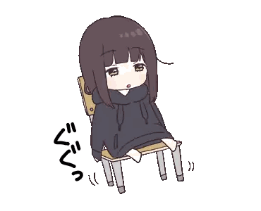 a girl in a black hoodie sits on a chair with her feet up