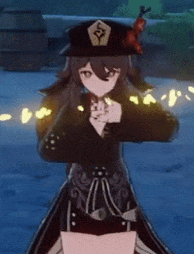 A Girl In A Hat Is Holding A Piece Of Paper In Her Hands . GIF