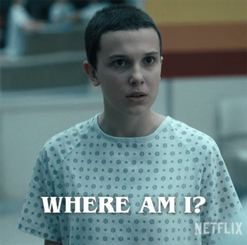 a girl in a hospital gown says where am i netflix